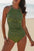 Couture Cutout Ruched Tankini Set