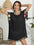 Tassel Boat Neck Flutter Sleeve Cover Up